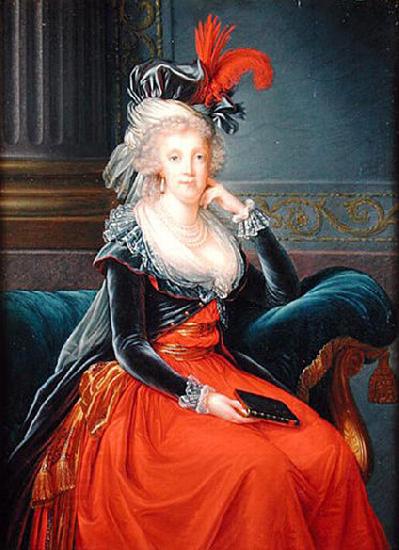 elisabeth vigee-lebrun Portrait of Maria Carolina of Austria  Queen consort of Naples China oil painting art